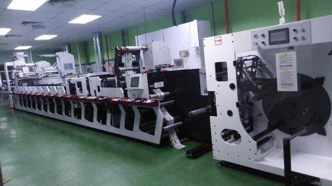 Malaysian well-known printing company MakrAndy press installed the DYM non-stop printing system